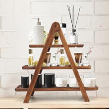 wholesale direct manspdier wood 3 tier serving tray three tiered cupcake stand, rectangle serving platter wooden farmhouse, party serving brown decorative tray decor bulk purchase at factory prices