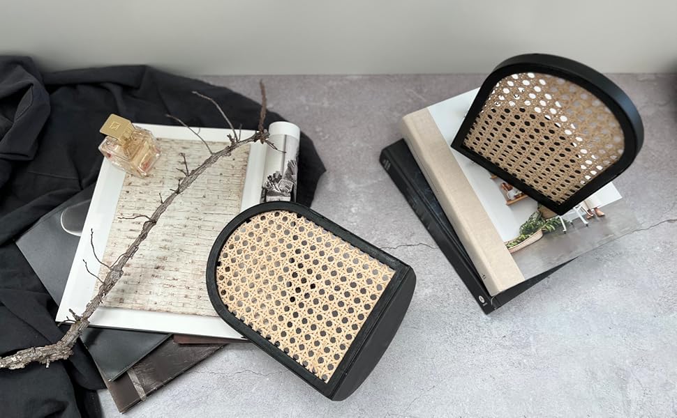 supplier direct arch rattan decorative bookends - 9