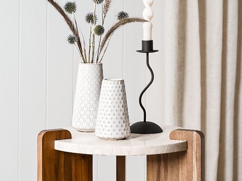 oem/odm services ceramic vase for decor, 6 inch+7.1 inch white flower vase for lego flowers, tulip and pampas grass, embossed farmhouse vases for centerpieces,home living room dining table office decor, arctic white affordable bulk deals