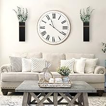 bulk purchase wall planters for indoor plants - 2 pack wood wall vases for dried flowers & artificial plants modern farmhouse wooden vase for living room bedroom kitchen wall decorations - black trade price