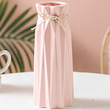 oem/odm services ceramic flower vase modern home decor vases for centerpieces pink minimalist farmhouse vase 9.5