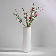 oem/odm services ceramic vases - nordic minimalism style decoration, elegant vase for mantel, table, living room decoration, white modern geometric decorative flowers vases for home decor affordable bulk deals