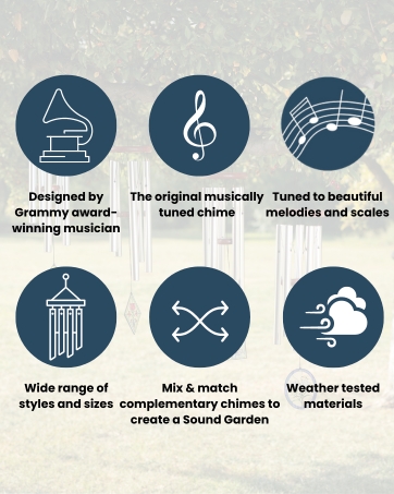 producer to buyer woodstock wind chimes heroic windbell wind chimes for outside, 24