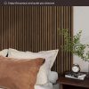 bulk purchase wood wall panels for interior wall decor noise reduction,brown fluted panels for wall,3d wood wall panels use for soundproof wall paneling,94 inch trade price