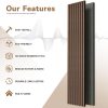 bulk purchase wood wall panels for interior wall decor noise reduction,brown fluted panels for wall,3d wood wall panels use for soundproof wall paneling,94 inch trade price