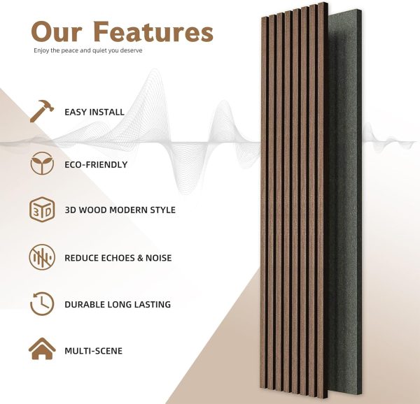 bulk purchase wood wall panels for interior wall decor noise reduction,brown fluted panels for wall,3d wood wall panels use for soundproof wall paneling,94 inch trade price