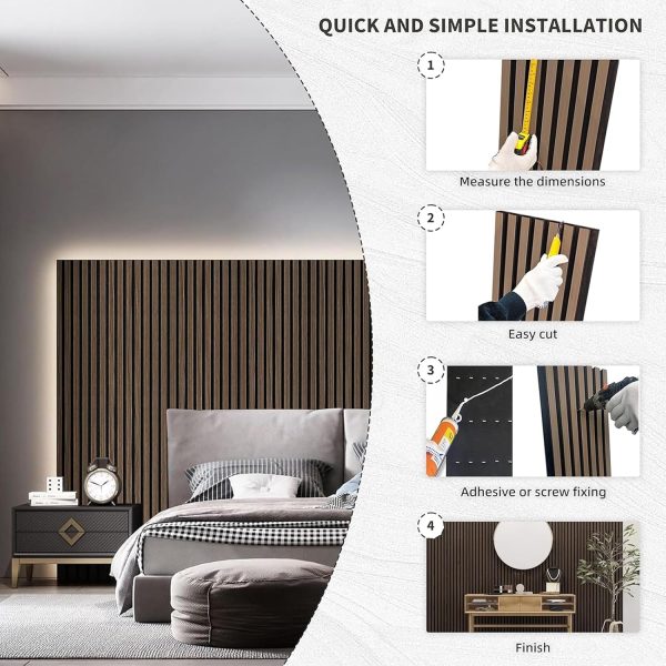 bulk purchase wood wall panels for interior wall decor noise reduction,brown fluted panels for wall,3d wood wall panels use for soundproof wall paneling,94 inch trade price