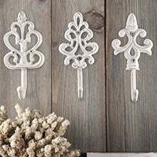 competitive pricing rustic cast iron coat hooks (3 pack) rustic dark brown, wall mounted, farmhouse decorative, heavy duty wall hooks for hanging coats, hats, towels (mounting hardware included) one-stop wholesale