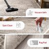 global sourcing nuloom 7x9 becca traditional tiled area rug, beige, faded transitional design, stain resistant, for bedroom, dining room, living room, hallway, office, kitchen, entryway oem/odm services