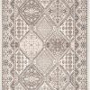 global sourcing nuloom 7x9 becca traditional tiled area rug, beige, faded transitional design, stain resistant, for bedroom, dining room, living room, hallway, office, kitchen, entryway oem/odm services