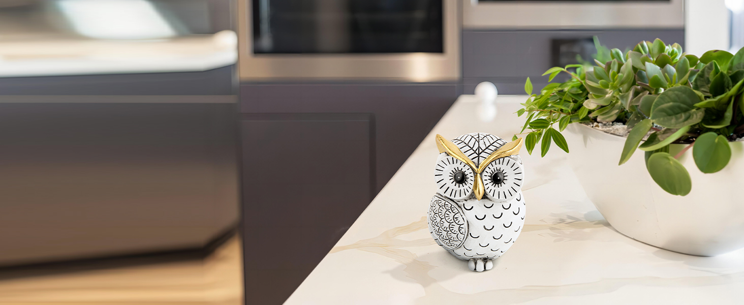 dropship from factory owl statue for home decor accents,owl decor for bookshelf bedroom living room office table desk mantle tv stand boho decoration,modern shelf decor accents animal sculptures for birds lovers,owls gift mass production supply