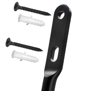 bulk purchase vrss wall mount curtain tiebacks drapery holdbacks curtain holdback hooks simple style (2pcs black) factory discount