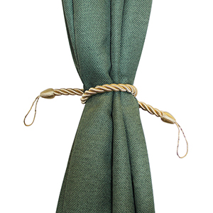 bulk purchase bel avenir curtain ropes tiebacks tie-backs, curtain handmade holdbacks with 2 metal screw hooks - white 2 pack factory discount