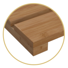 manufacturer direct bamboo wooden bath floor mat for luxury shower - non-slip bathroom waterproof carpet for indoor or outdoor use (walnut) trade price
