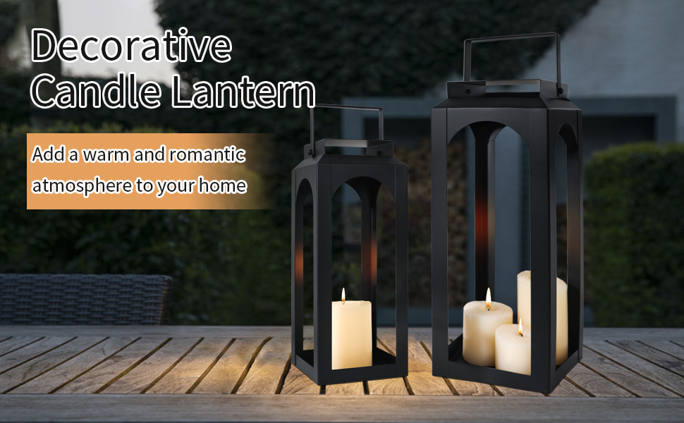custom wholesale decorative candle lantern 12.7