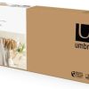 competitive pricing umbra picket wall-mounted coat rack rail hook with 5 retractable wood pegs – modern, space-saving storage organizer, natural one-stop wholesale