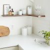 bulk purchase bayka floating wood shelves - wall mounted for bathroom,bedroom,living room,kitchen,small hanging shelf for books/storage/room decor with 22lbs capacity(rustic brown,set of 3,16inch) trade price