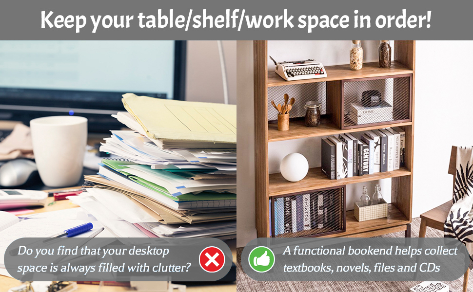 supplier direct bookends decorative metal heavy duty book end supports for bookrack desk wholesale prices