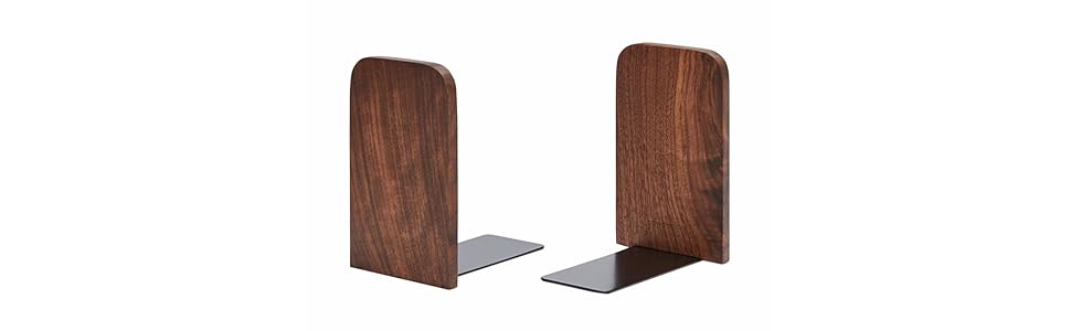 supplier direct pandapark wood,non-skid bookend for shelves,heavy duty,book stand for cds,1 pair wholesale prices