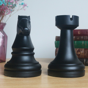 supplier direct decorative bookends chess bookends, black book ends heavy book supports, unique bookends decor for office home desk bookrack, 7