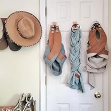 competitive pricing homedo 4pack adhesive wall hooks hat rack, wooden coat hooks wall mounted, decorative hooks single organizer hat hanger towel rack, heavy duty hooks (rectangle-beech,4p) one-stop wholesale
