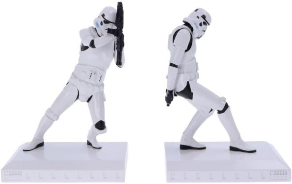 supplier direct nemesis now original stormtrooper bookend figurines 18.5cm, resin, white, officially licensed original stormtrooper merchandise, two stormtrooper figures to keep your books upright - pack of 2 wholesale prices