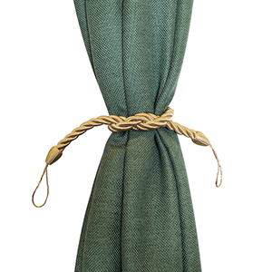 bulk purchase bel avenir curtain ropes tiebacks tie-backs, curtain handmade holdbacks with 2 metal screw hooks - white 2 pack factory discount