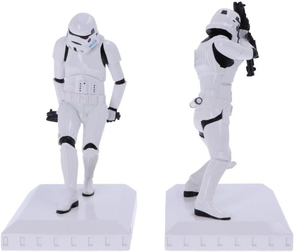 supplier direct nemesis now original stormtrooper bookend figurines 18.5cm, resin, white, officially licensed original stormtrooper merchandise, two stormtrooper figures to keep your books upright - pack of 2 wholesale prices