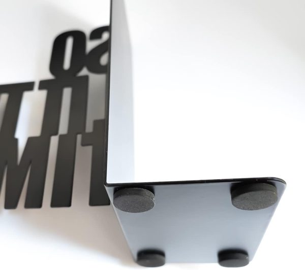 supplier direct so many books, so little time bookends, decorative metal book ends supports for shelves, heavy duty bookend holder wholesale prices