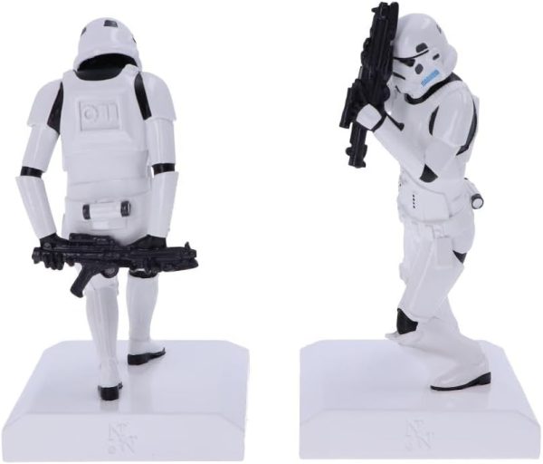 supplier direct nemesis now original stormtrooper bookend figurines 18.5cm, resin, white, officially licensed original stormtrooper merchandise, two stormtrooper figures to keep your books upright - pack of 2 wholesale prices