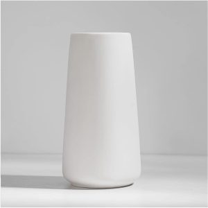 oem/odm services ceramic vases - nordic minimalism style decoration, elegant vase for mantel, table, living room decoration, white modern geometric decorative flowers vases for home decor affordable bulk deals