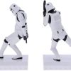 supplier direct nemesis now original stormtrooper bookend figurines 18.5cm, resin, white, officially licensed original stormtrooper merchandise, two stormtrooper figures to keep your books upright - pack of 2 wholesale prices