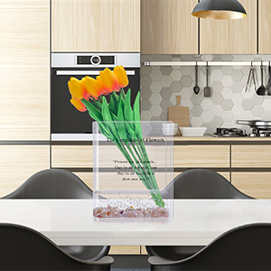 oem/odm services book vase for flowers home décor,artistic and cultural flavor decorative acrylic clear vase for home and office,creative gifts for book lovers. (transparent) affordable bulk deals