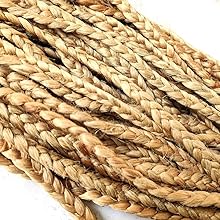 manufacturer direct mds hand woven jute area rug 2x4 feet - natural burlap braided reversible rectangular rugs for thanksgiving halloween christmas living room home entryway decor rustic farmhouse (2'x4') trade price