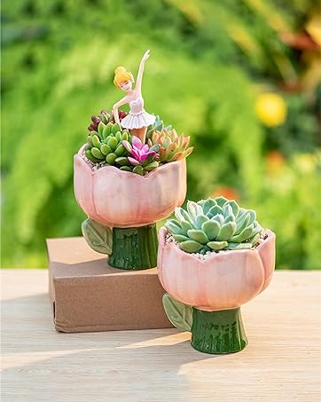 oem/odm services jspyfits glass hydroponic flower vase, 7 inches colored glass bubble vase for flower, three-layer glass funky vase for home/office/weddings/party table flower decor (milky green) affordable bulk deals