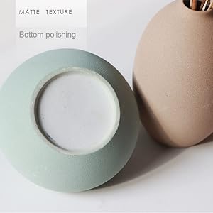 oem/odm services small ceramic vase set of 4 for modern home decor minimalist bohemian,round matte vases for dried flowers&pampas grass ceramic decoration for office,shelf,living room,bedroom,entryway decor affordable bulk deals