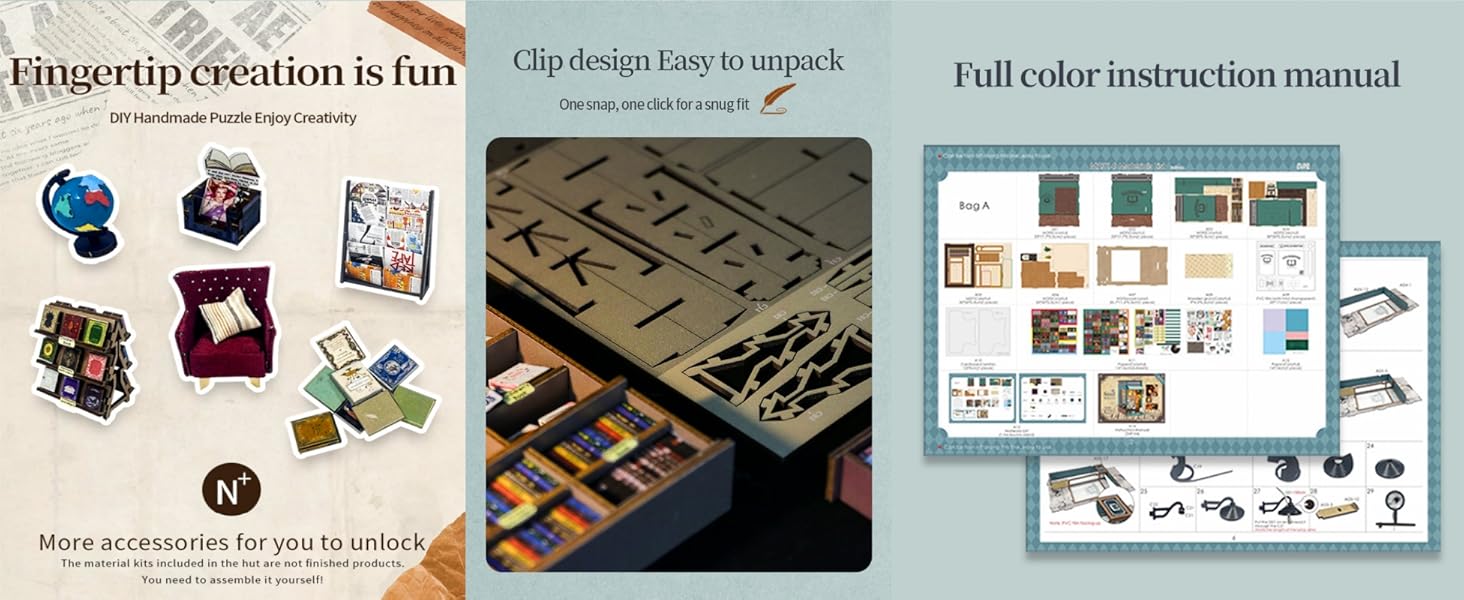 supplier direct meinesqis book nook diy miniatures book nook kit store 3d creative decorative bookend bookshelf insert wooden puzzle with led suitable for teenagers adults halloween christmas decoration gifts, blue wholesale prices