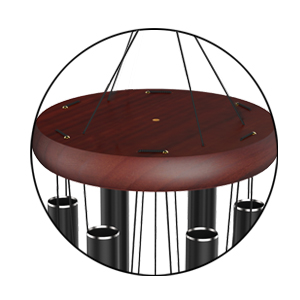 producer to buyer extra large wind chimes outside deep tone, 58