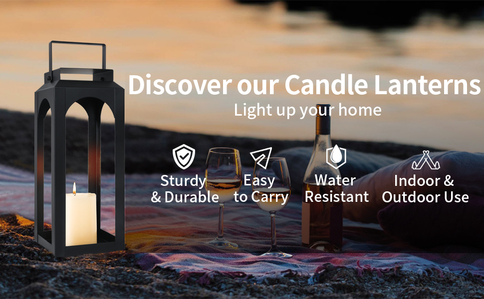 custom wholesale decorative candle lantern 12.7