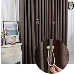 bulk purchase window curtain tiebacks clips vs strong magnetic tie band home office decorative drapes weave holdbacks holders european style 1 pair factory discount