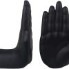 supplier direct decorative bookends hands book ends for shelves, modern bookends book stoppers book holders heavy duty bookends for office, home, living room decors, 8.5 x 6.8 x 3.5 inches wholesale prices
