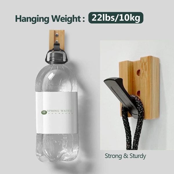competitive pricing jsver wooden wall hooks 4pcs wall mounted wall hooks, single organizer hook rack, folding wood wall hangers, wall coat rack hooks for hanging clothes, hats, bags, towels, keys one-stop wholesale