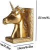 supplier direct garcan book end nonskid bookends decorative bookends creative horse head shape ornaments handmade light luxury bookends handicrafts book stoppers wholesale prices