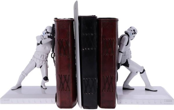 supplier direct nemesis now original stormtrooper bookend figurines 18.5cm, resin, white, officially licensed original stormtrooper merchandise, two stormtrooper figures to keep your books upright - pack of 2 wholesale prices