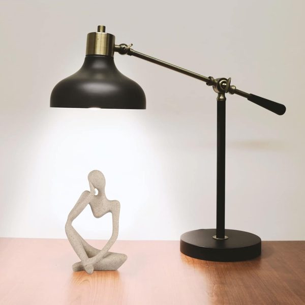 dropship from factory sandstone resin thinker style abstract sculpture statue collectible figurines home office bookshelf desktop decor(small sandstone,left) mass production supply