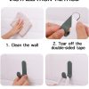 competitive pricing 12 pack adhesive hooks utility wall hooks key hooks for wall decorative key holder rack self adhesive wall hooks for towels, hats, shower, kitchen, living room, office one-stop wholesale
