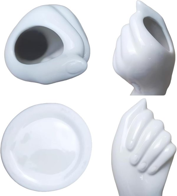 oem/odm services white ceramic vases flower vases home decor cool cute small hand vase for flowers unique modern bathroom living room rose tulip coffee tables centerpieces decorative affordable bulk deals