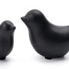 dropship from factory small animal statues home decor modern style birds decorative ornaments for living room, bedroom, office desktop, cabinets (black birds 2pcs ) mass production supply