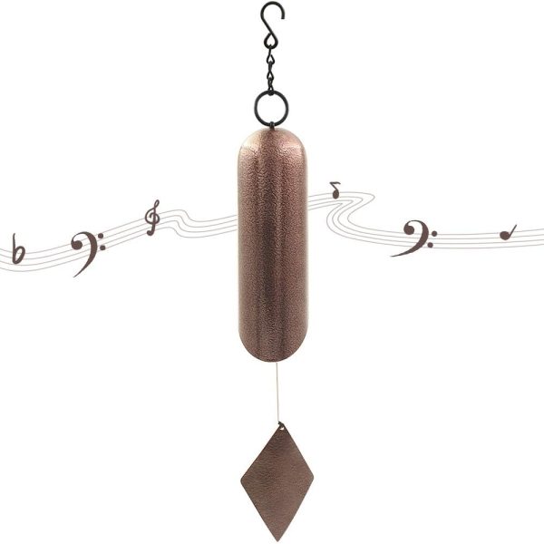 producer to buyer cesun wind chimes for outside deep tone, heavy duty wind bell deep resonance serenity bell outdoor clearance, relaxing sound helps you find the peace of your mind, 24 inch discounted pricing