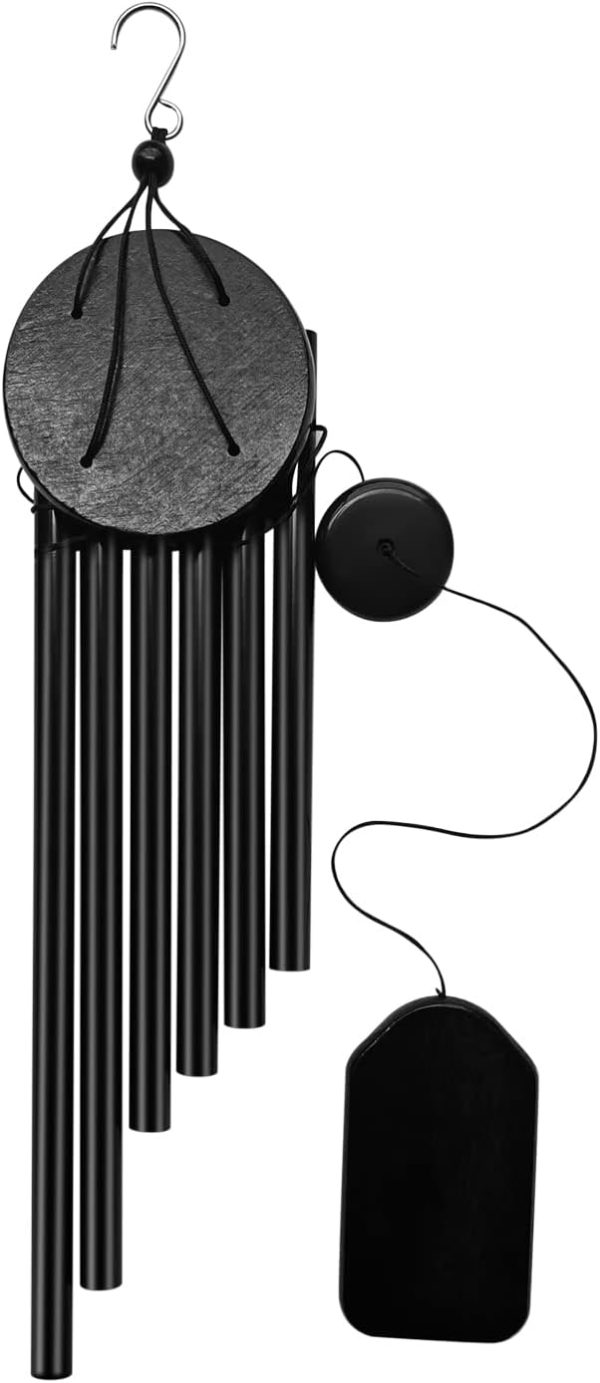 producer to buyer garden wind chimes with 6 aluminum alloy tubes and hook,memorial wind chimes for home decor garden patio outdoor discounted pricing